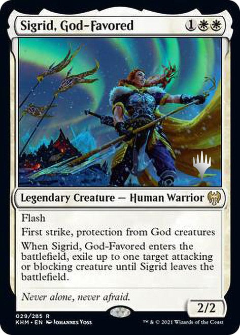 Sigrid, God-Favored [Kaldheim Promo Pack] | Spectrum Games