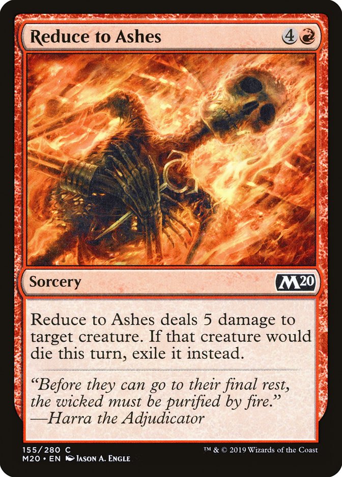 Reduce to Ashes [Core Set 2020] | Spectrum Games