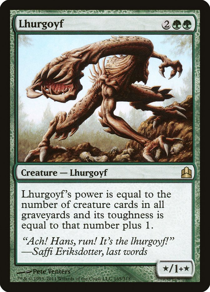 Lhurgoyf [Commander 2011] | Spectrum Games