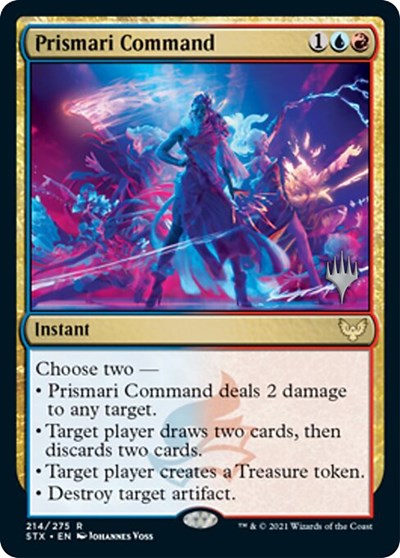 Prismari Command (Promo Pack) [Strixhaven: School of Mages Promos] | Spectrum Games