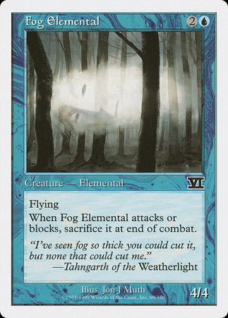 Fog Elemental [Classic Sixth Edition] | Spectrum Games