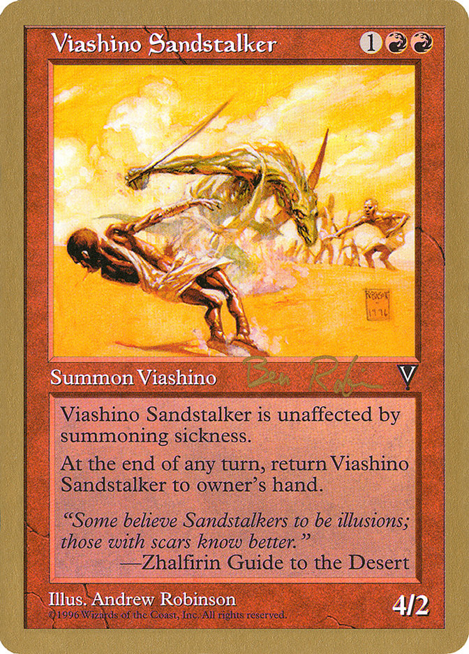 Viashino Sandstalker (Ben Rubin) [World Championship Decks 1998] | Spectrum Games