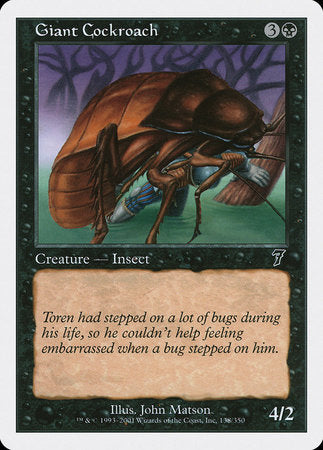 Giant Cockroach [Seventh Edition] | Spectrum Games