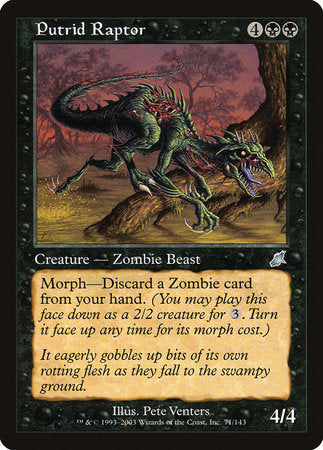 Putrid Raptor [Scourge] | Spectrum Games