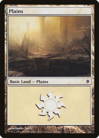 Plains (167) [New Phyrexia] | Spectrum Games