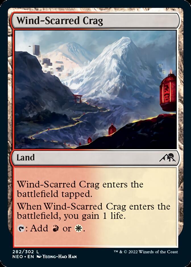 Wind-Scarred Crag [Kamigawa: Neon Dynasty] | Spectrum Games