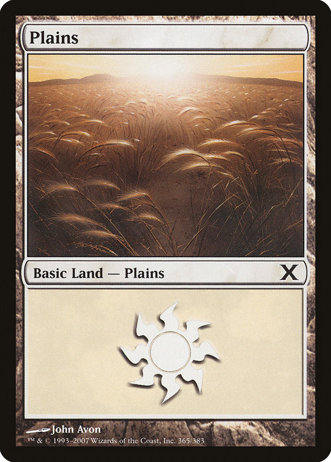 Plains (365) [Tenth Edition] | Spectrum Games