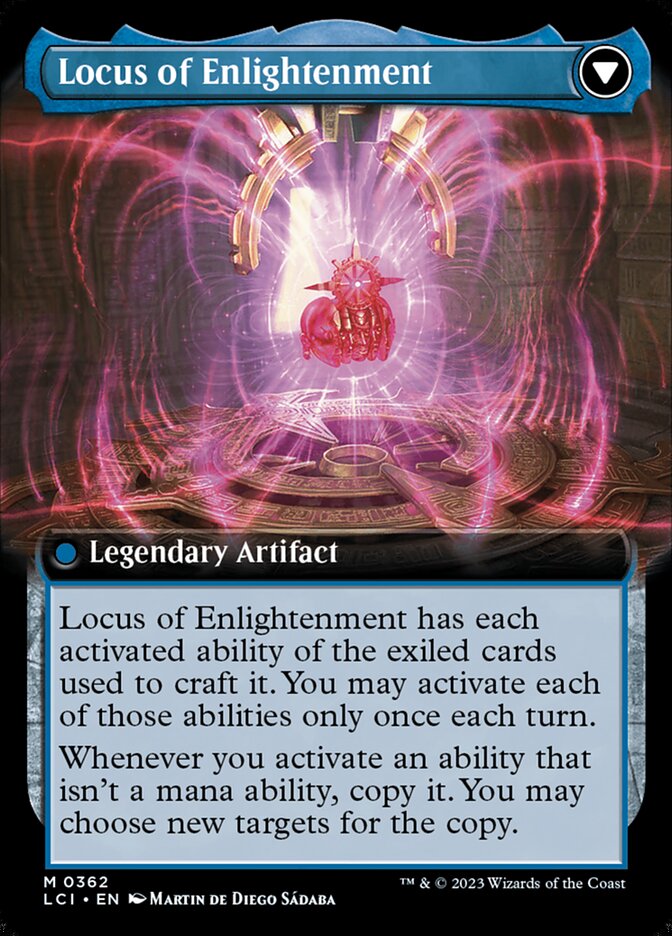 The Enigma Jewel // Locus of Enlightenment (Extended Art) [The Lost Caverns of Ixalan] | Spectrum Games