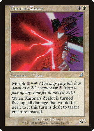 Karona's Zealot [Scourge] | Spectrum Games