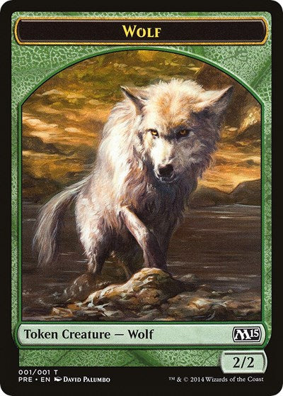 Wolf Token [Prerelease Cards] | Spectrum Games