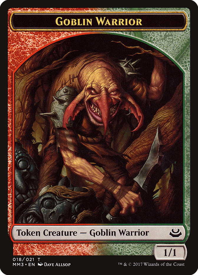 Goblin Warrior [Modern Masters 2017 Tokens] | Spectrum Games