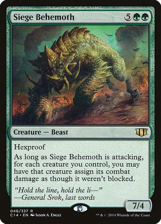 Siege Behemoth [Commander 2014] | Spectrum Games