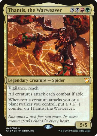 Thantis, the Warweaver [Commander 2018] | Spectrum Games