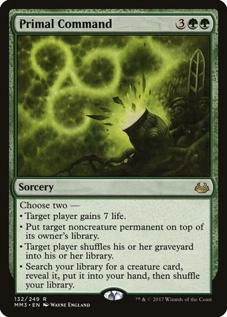 Primal Command [Modern Masters 2017] | Spectrum Games