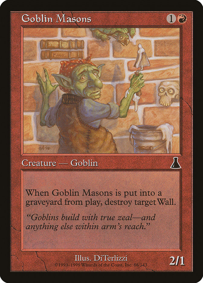 Goblin Masons [Urza's Destiny] | Spectrum Games