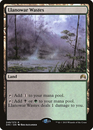 Llanowar Wastes [Magic Origins] | Spectrum Games