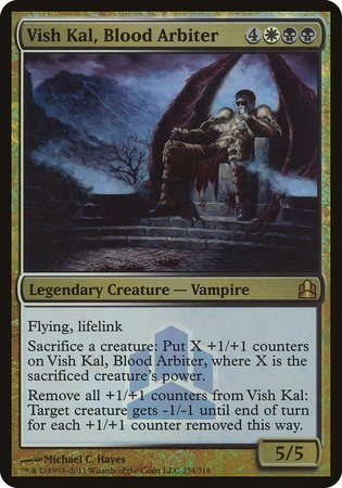 Vish Kal, Blood Arbiter (Commander Launch Promo) [Commander 2011 Launch Party] | Spectrum Games