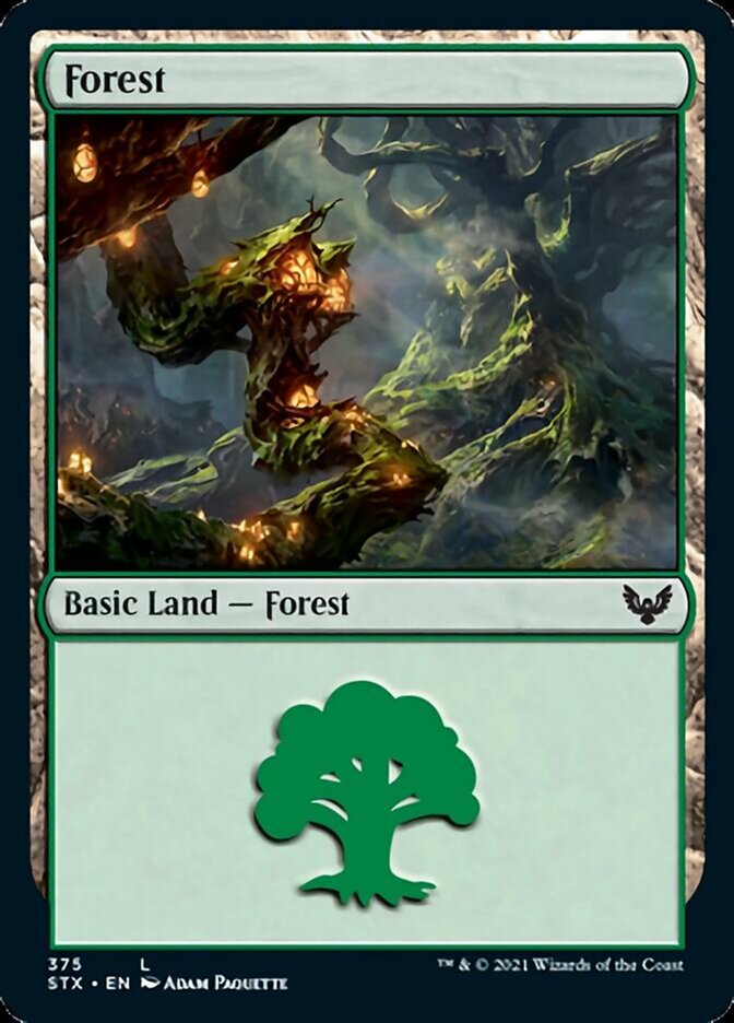 Forest (#375) [Strixhaven: School of Mages] | Spectrum Games