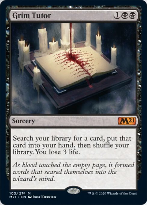 Grim Tutor [Core Set 2021] | Spectrum Games