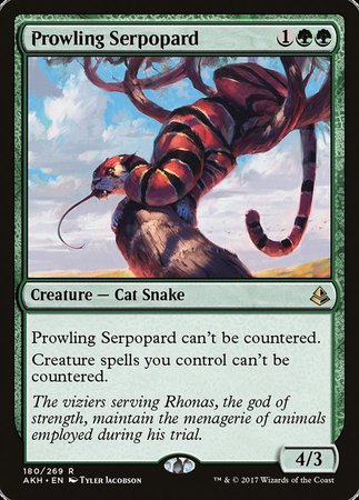 Prowling Serpopard [Amonkhet] | Spectrum Games