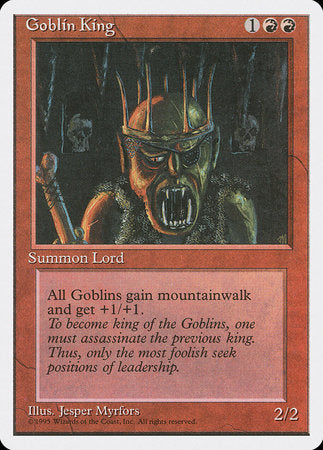 Goblin King [Fourth Edition] | Spectrum Games
