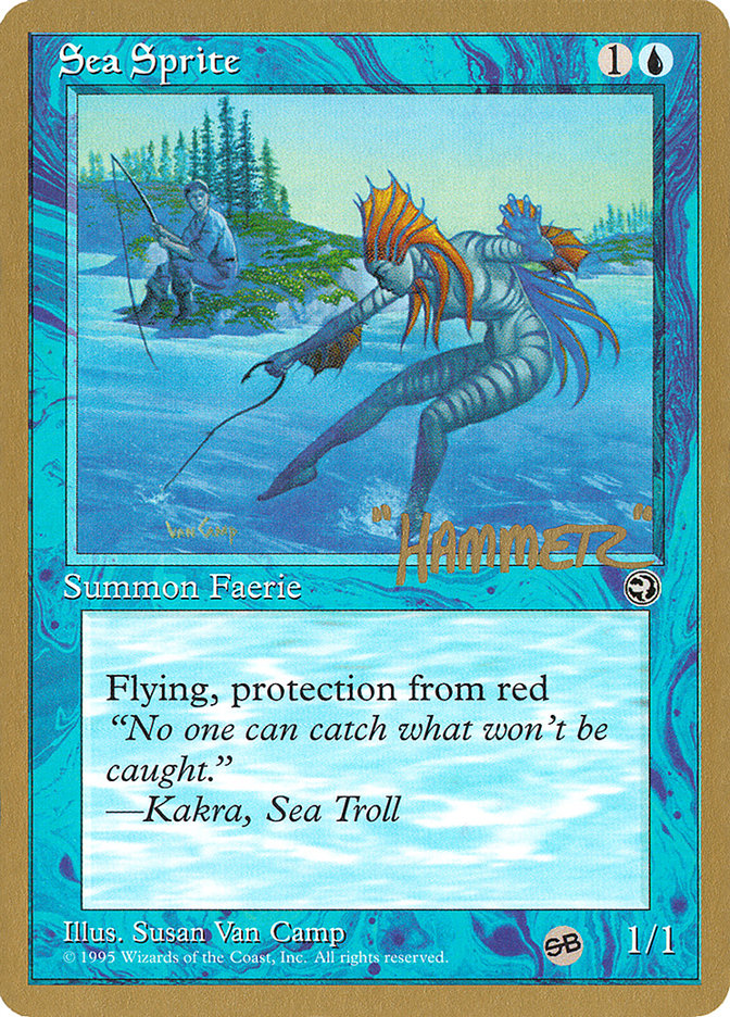 Sea Sprite (Shawn "Hammer" Regnier) (SB) [Pro Tour Collector Set] | Spectrum Games