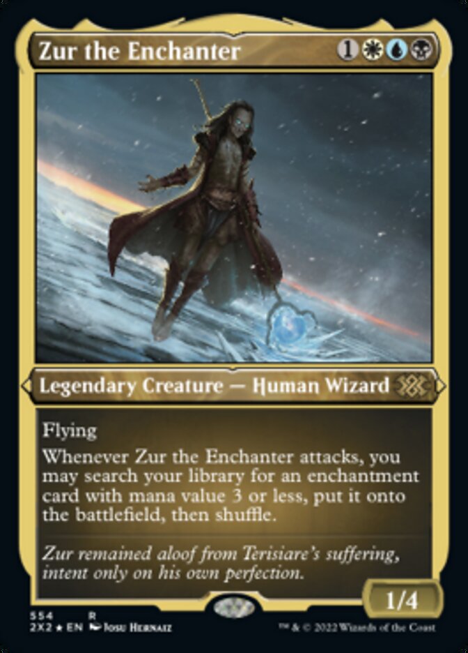 Zur the Enchanter (Foil Etched) [Double Masters 2022] | Spectrum Games