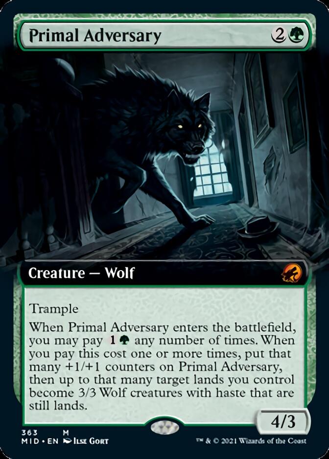 Primal Adversary (Extended) [Innistrad: Midnight Hunt] | Spectrum Games