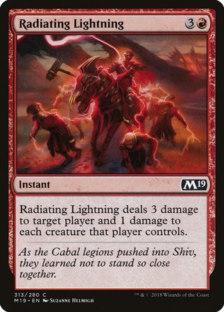 Radiating Lightning [Core Set 2019] | Spectrum Games