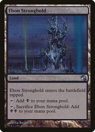 Ebon Stronghold [Premium Deck Series: Graveborn] | Spectrum Games
