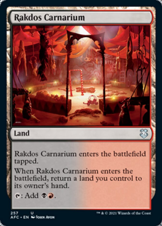 Rakdos Carnarium [Dungeons & Dragons: Adventures in the Forgotten Realms Commander] | Spectrum Games