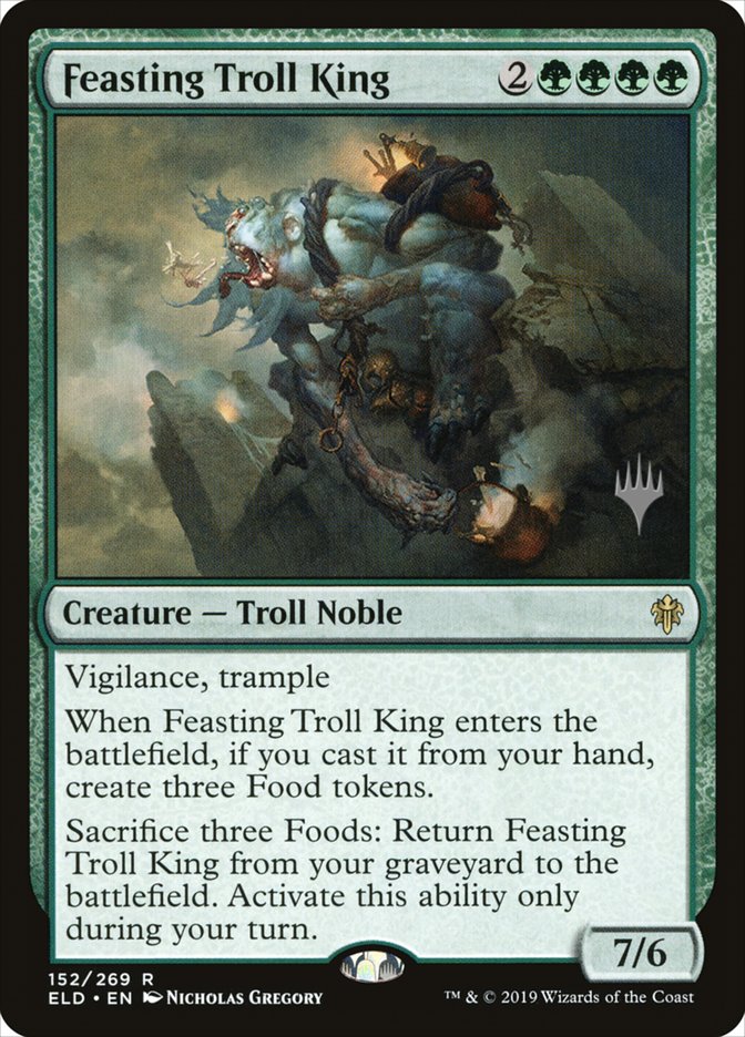 Feasting Troll King (Promo Pack) [Throne of Eldraine Promos] | Spectrum Games