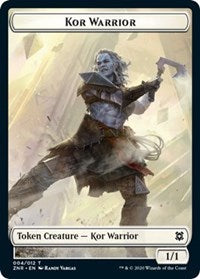 Kor Warrior // Plant Double-sided Token [Zendikar Rising Tokens] | Spectrum Games