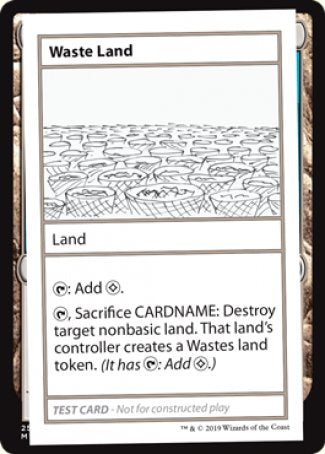 Waste Land (2021 Edition) [Mystery Booster Playtest Cards] | Spectrum Games