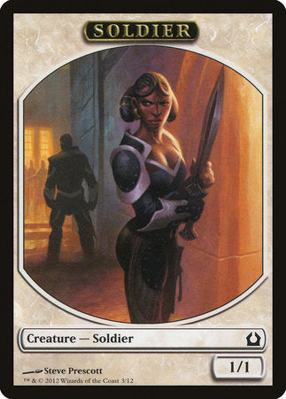 Soldier Token [Return to Ravnica Tokens] | Spectrum Games