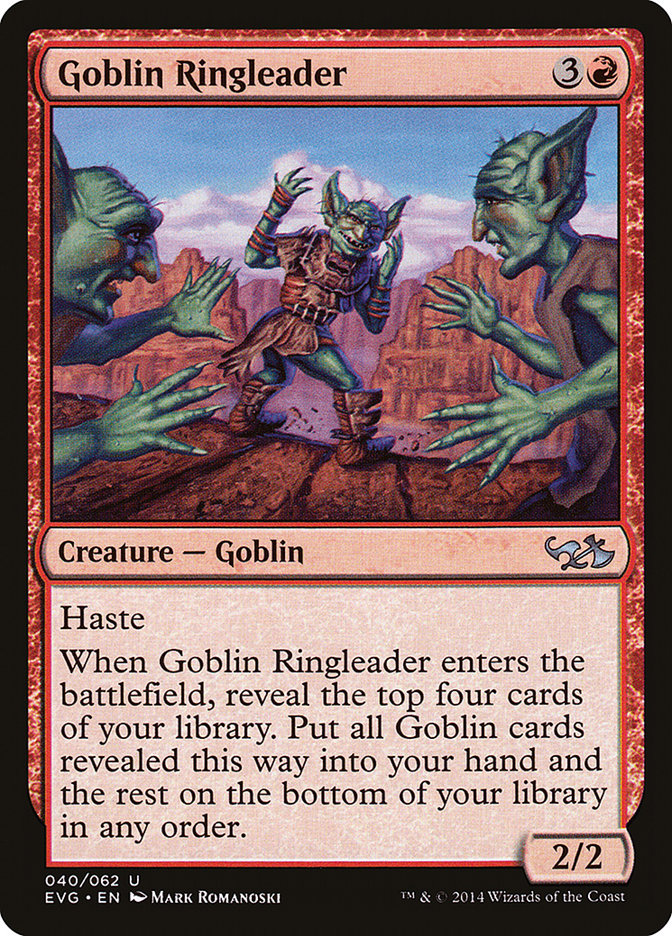 Goblin Ringleader (Elves vs. Goblins) [Duel Decks Anthology] | Spectrum Games