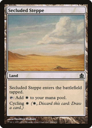 Secluded Steppe [Commander 2011] | Spectrum Games