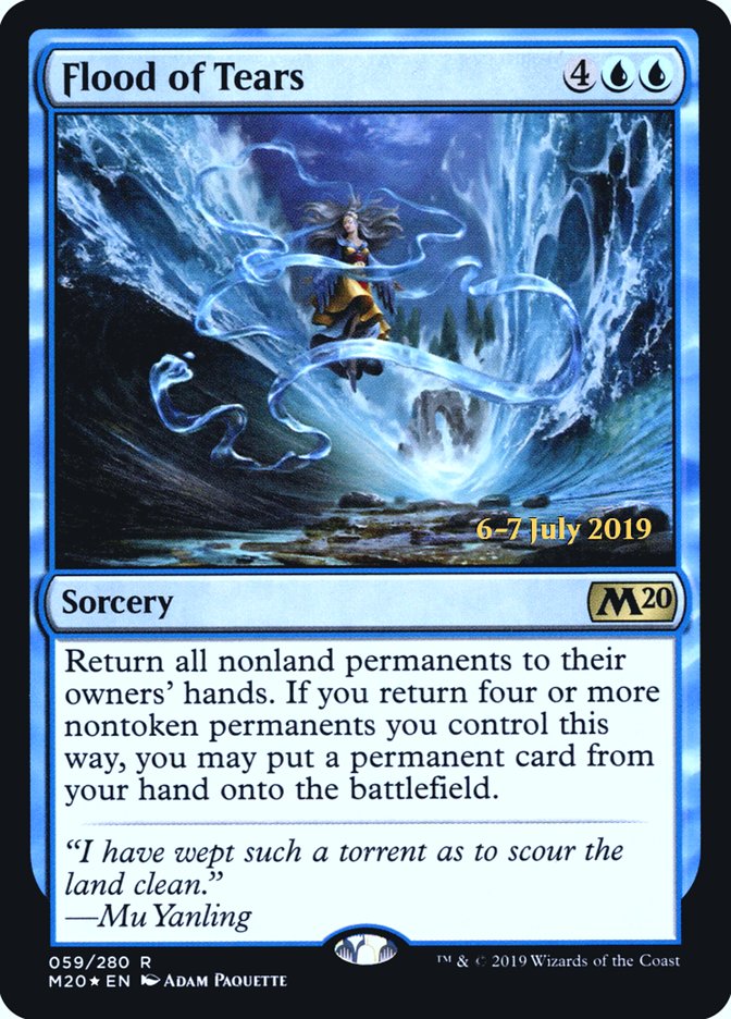 Flood of Tears  [Core Set 2020 Prerelease Promos] | Spectrum Games