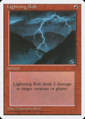 Lightning Bolt [Fourth Edition] | Spectrum Games