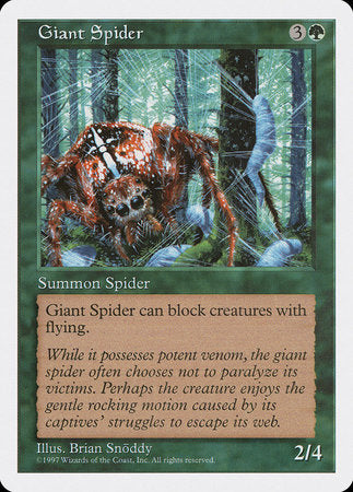 Giant Spider [Fifth Edition] | Spectrum Games