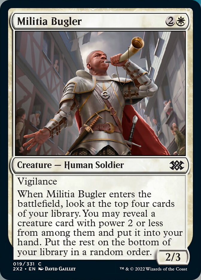 Militia Bugler [Double Masters 2022] | Spectrum Games