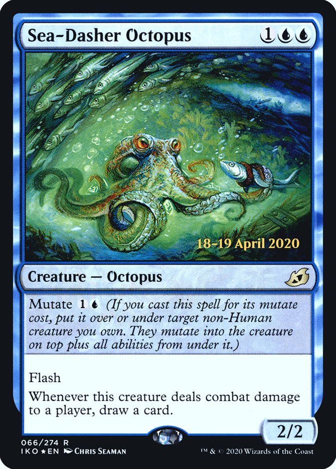 Sea-Dasher Octopus  [Ikoria: Lair of Behemoths Prerelease Promos] | Spectrum Games