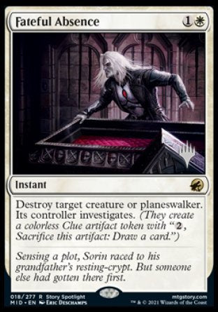 Fateful Absence (Promo Pack) [Innistrad: Midnight Hunt Promos] | Spectrum Games