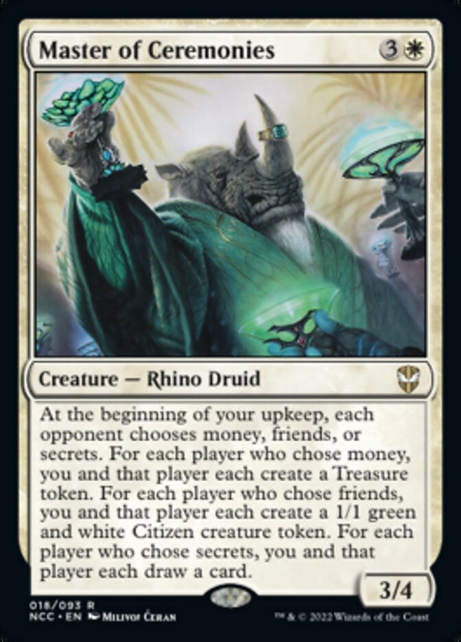 Master of Ceremonies [Streets of New Capenna Commander] | Spectrum Games