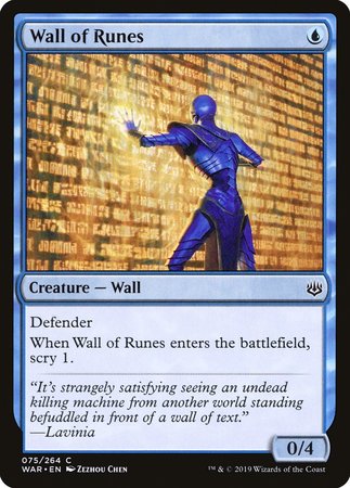 Wall of Runes [War of the Spark] | Spectrum Games