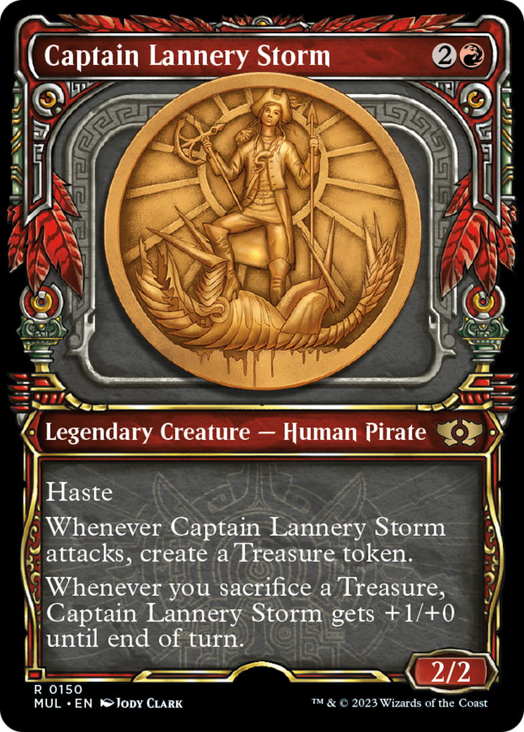 Captain Lannery Storm (Halo Foil) [Multiverse Legends] | Spectrum Games