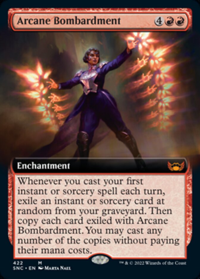 Arcane Bombardment (Extended Art) [Streets of New Capenna] | Spectrum Games