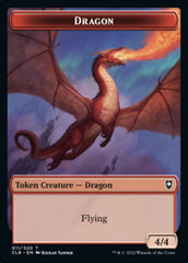 Treasure // Dragon Double-sided Token [Commander Legends: Battle for Baldur's Gate Tokens] | Spectrum Games