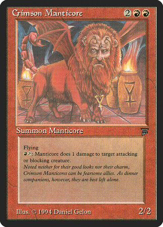 Crimson Manticore [Legends] | Spectrum Games