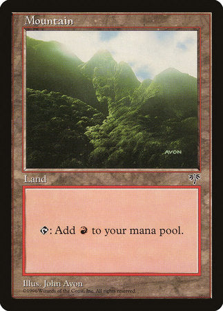 Mountain (Green) [Mirage] | Spectrum Games